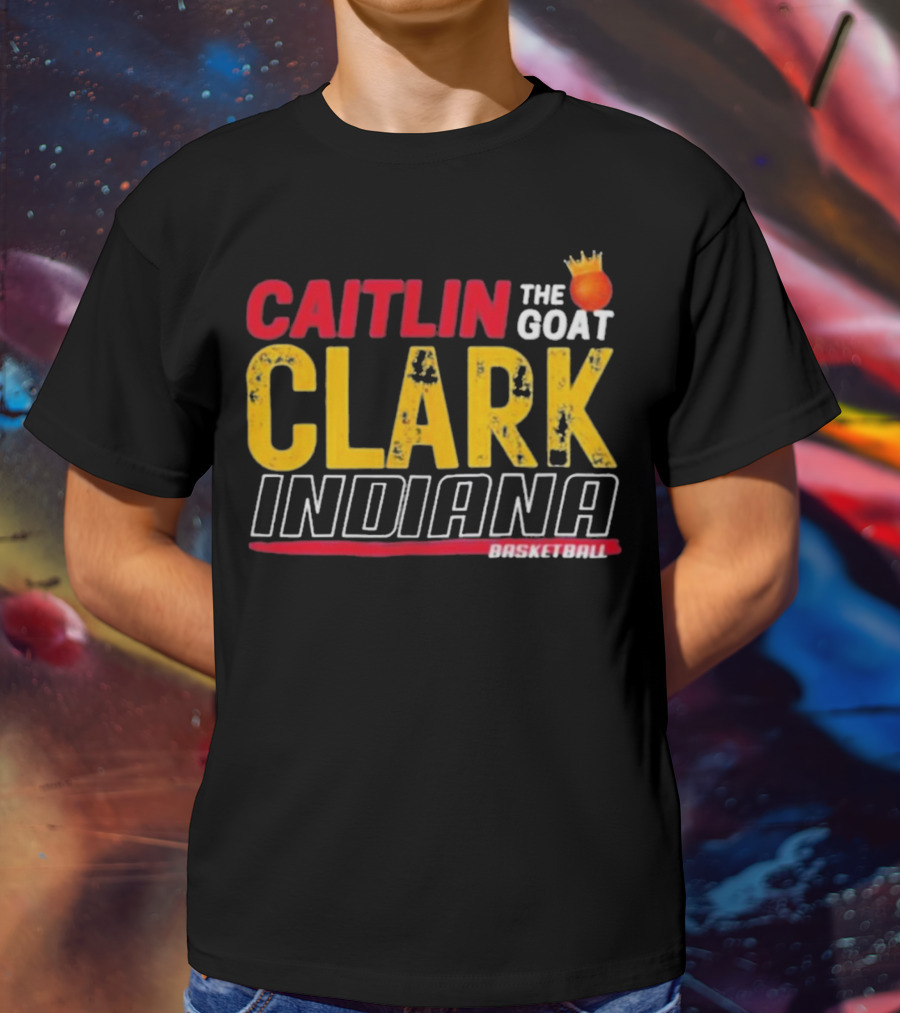 Caitlin Clark The Goat Indiana Basketball T-Shirt