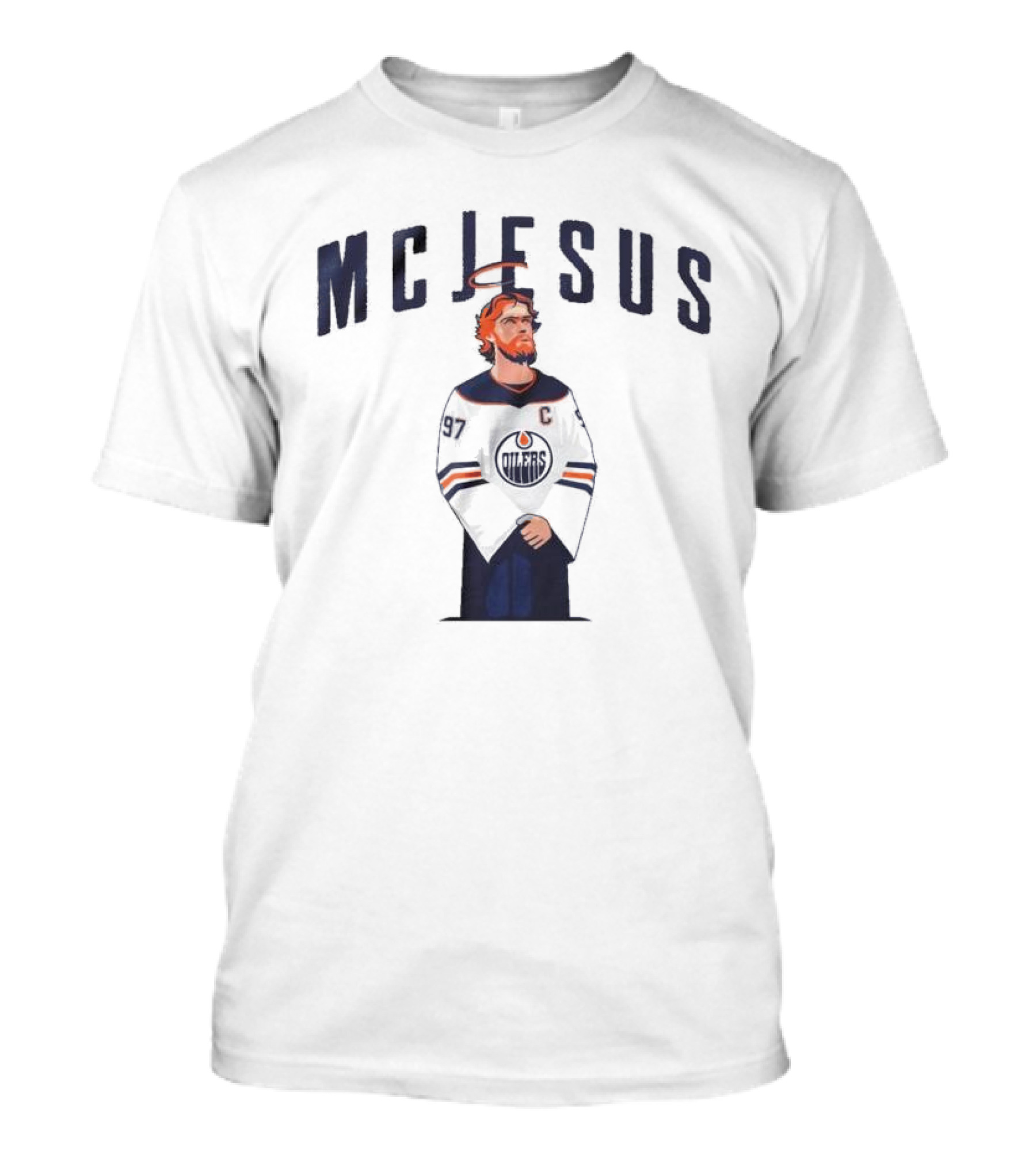 Connor McJesus McDavid Edmonton Oilers 97 Hockey T-Shirt