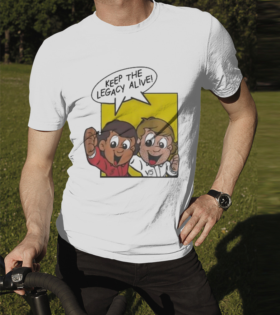 KEEP THE LEGACY ALIVE Boys Characters Speech Bubble T-Shirt