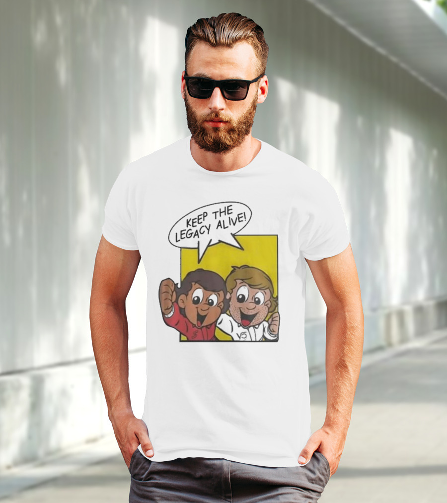 KEEP THE LEGACY ALIVE Boys Characters Speech Bubble T-Shirt