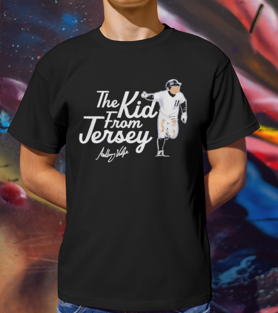 The Kid From Jersey Anthony Volpe New York Yankees Iconic T-Shirt