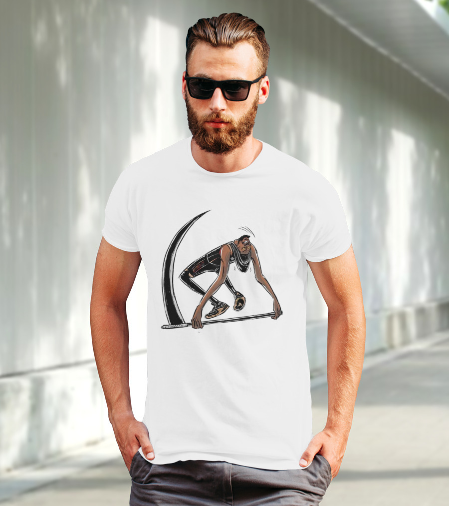 Kevin Durant Phoenix Suns Slim Reaper Cartoon Basketball Star T-Shirt