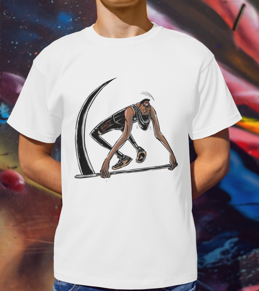 Kevin Durant Phoenix Suns Slim Reaper Cartoon Basketball Star T-Shirt