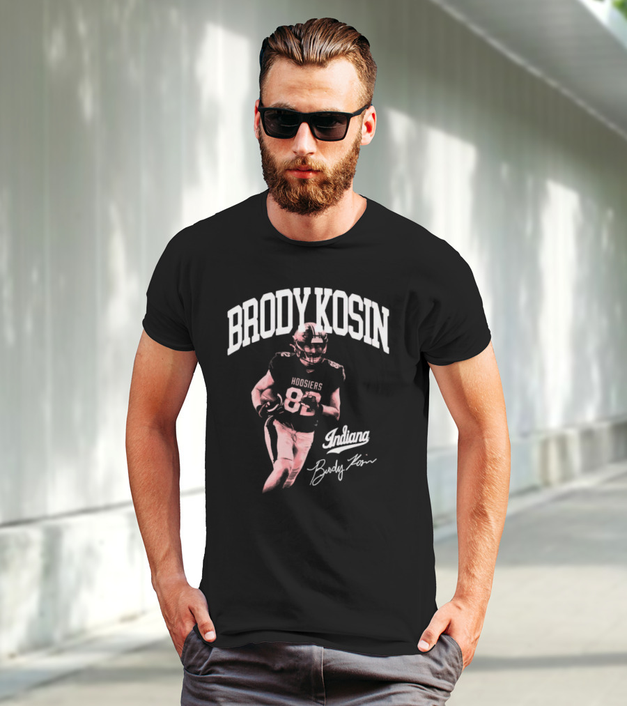 Brody Kosin Indiana Hoosiers 82 Player Indiana Brody Kosin Signature T-Shirt