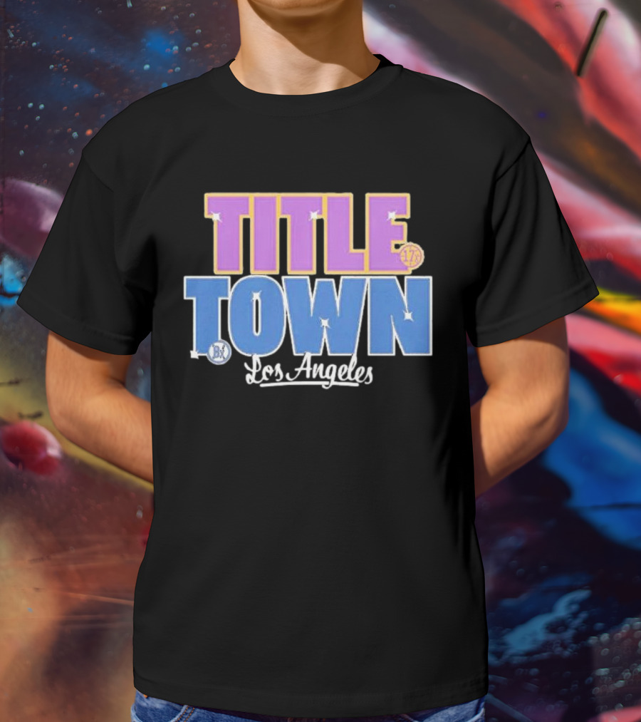Title Town Los Angeles Dodgers World Champs T-Shirt