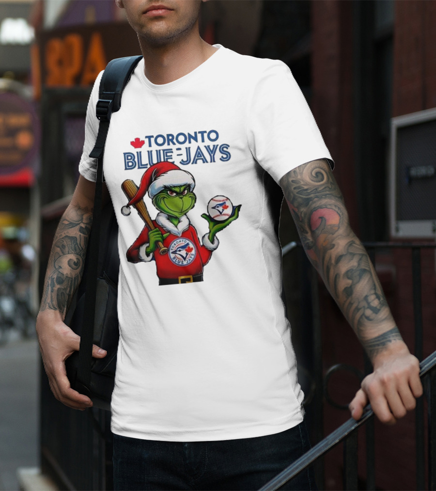 Toronto Blue Jays The Grinch Grinchmas Christmas T-Shirt