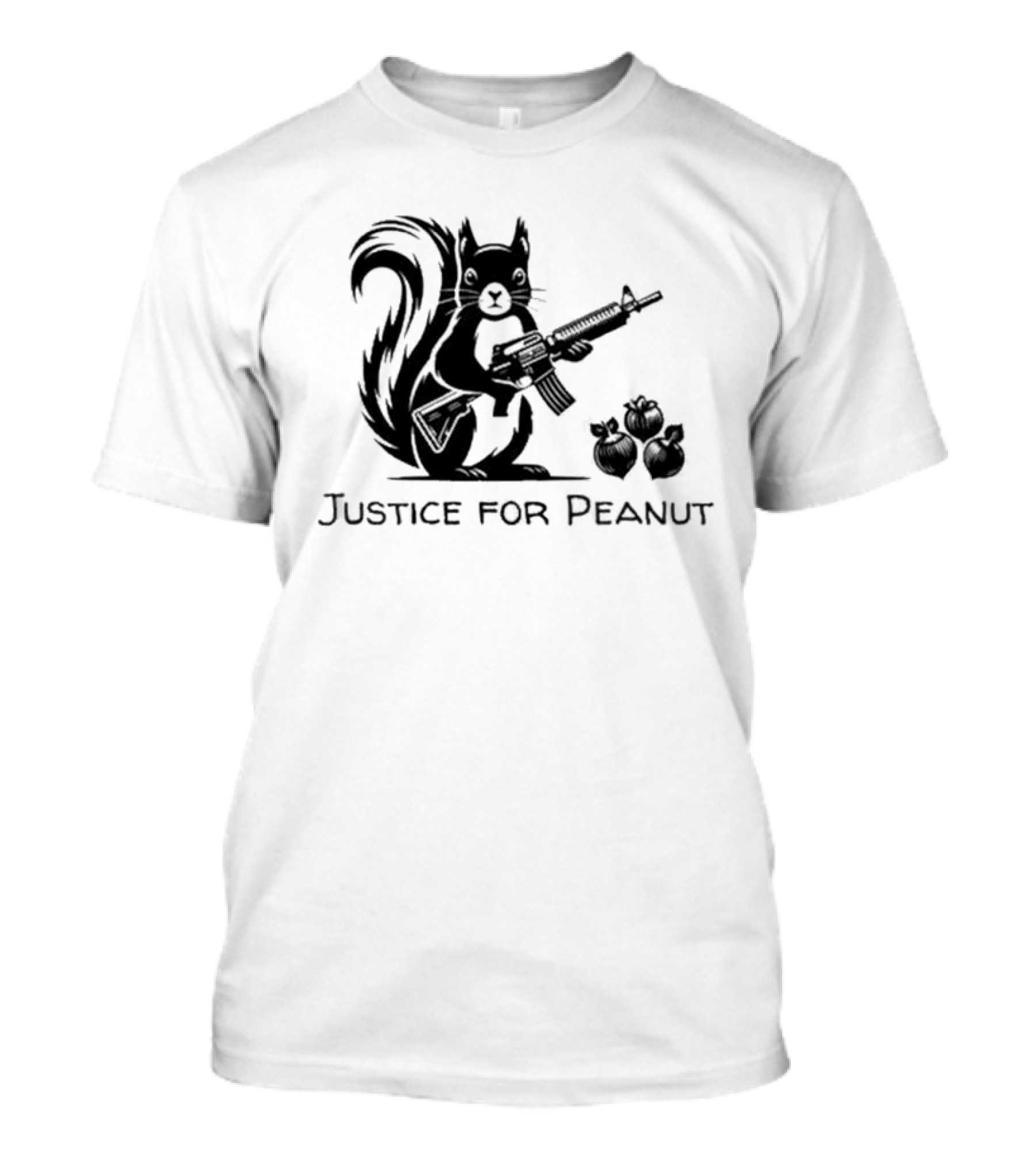 Justice For Peanut Squirrel With Gun T-Shirt