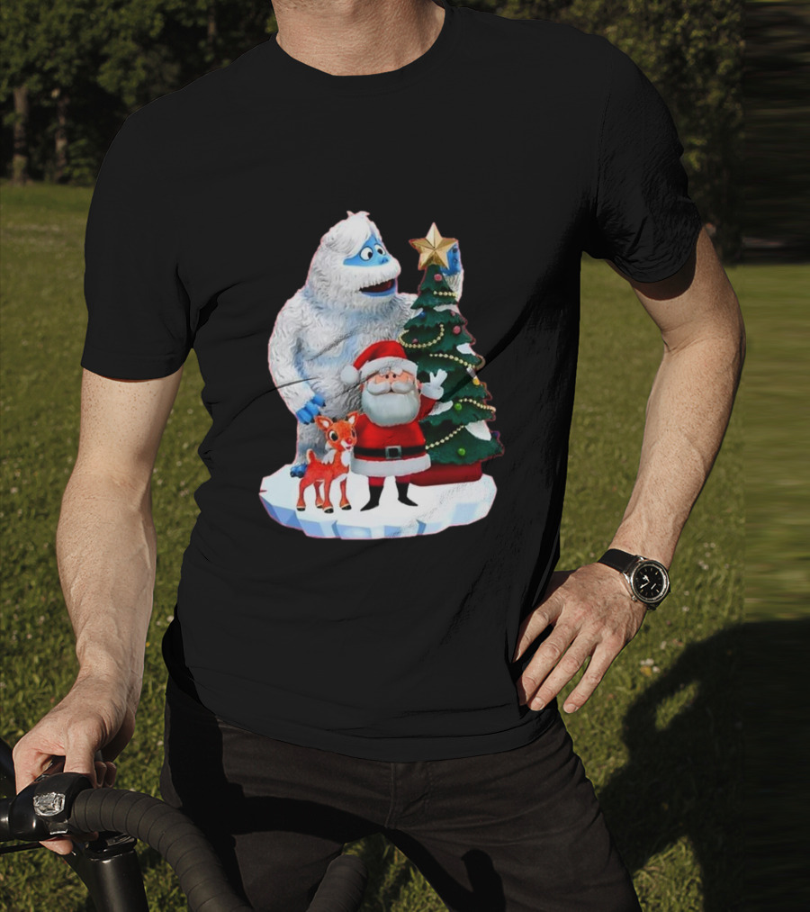 Bumble Rudolph Santa Christmas Tree Exclusive Rudolph The Red Nosed Reindeer T-Shirt
