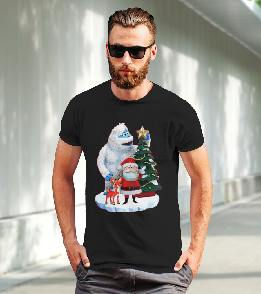 Bumble Rudolph Santa Christmas Tree Exclusive Rudolph The Red Nosed Reindeer T-Shirt