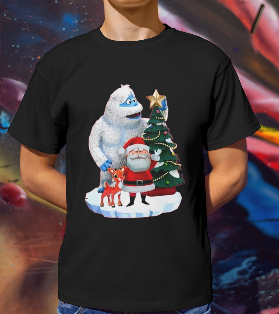 Bumble Rudolph Santa Christmas Tree Exclusive Rudolph The Red Nosed Reindeer T-Shirt