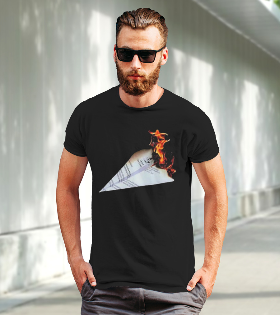 Lovejoy Band Burning Paper Plane Nuisance T-Shirt
