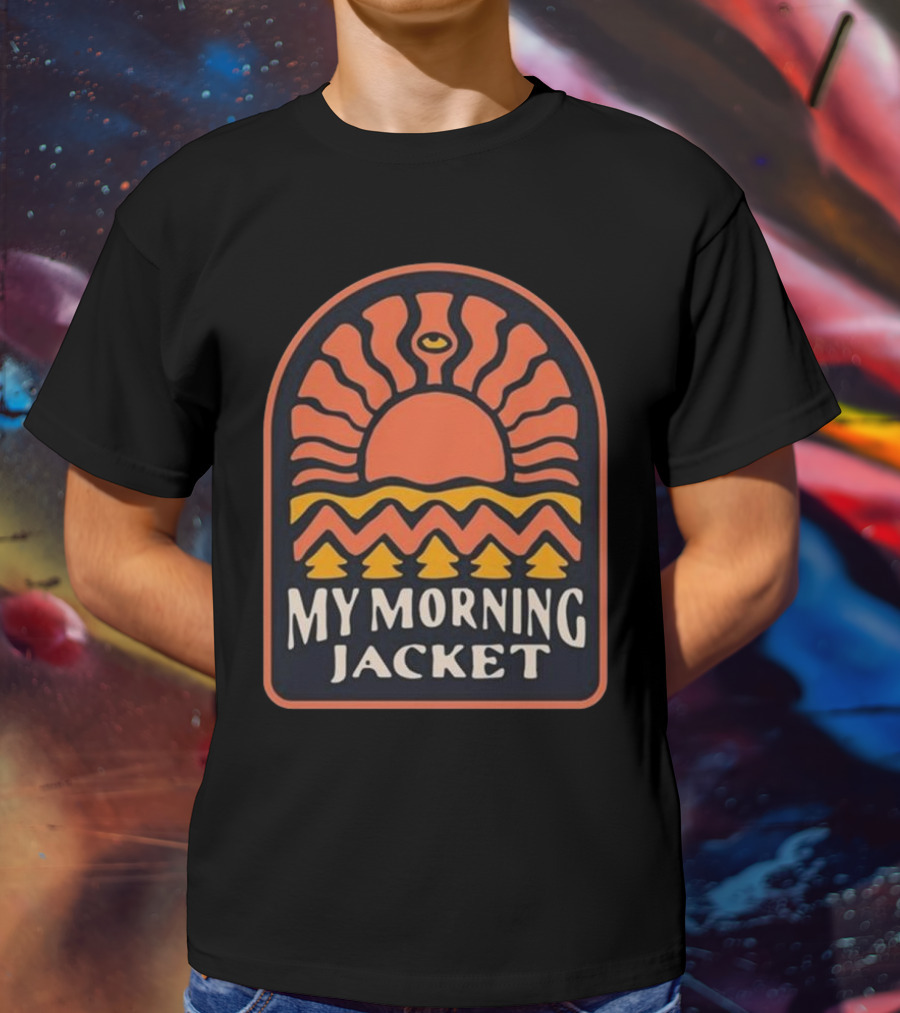 My Morning Jacket Sunrise Waves Solar Flare T-Shirt