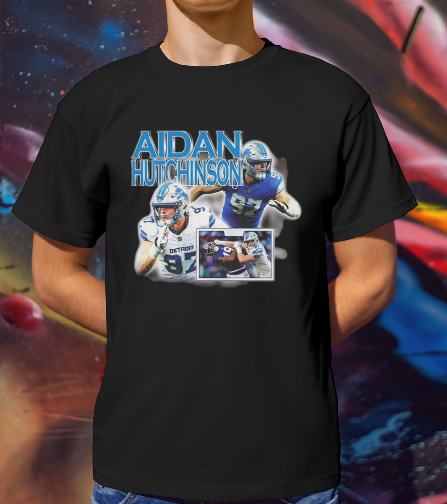 Aidan Hutchinson Detroit Lions Football T-Shirt