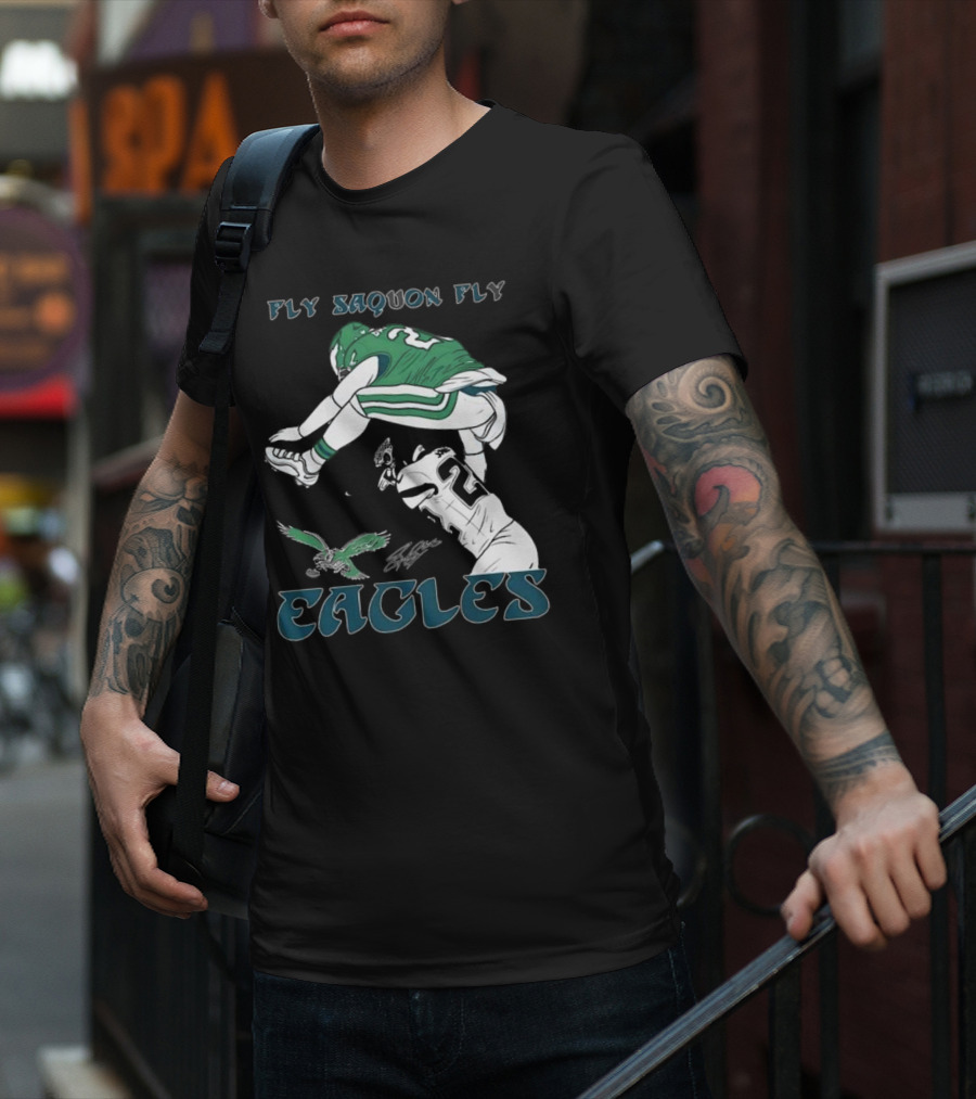 Fly Saquon Fly Eagles T-Shirt