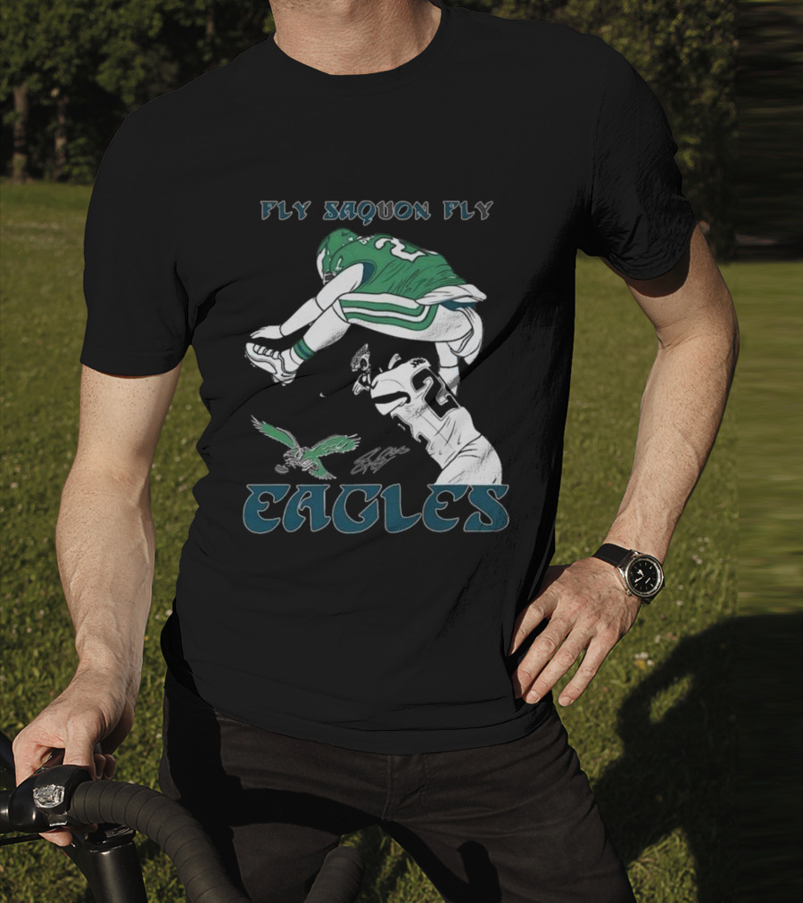 Fly Saquon Fly Eagles T-Shirt