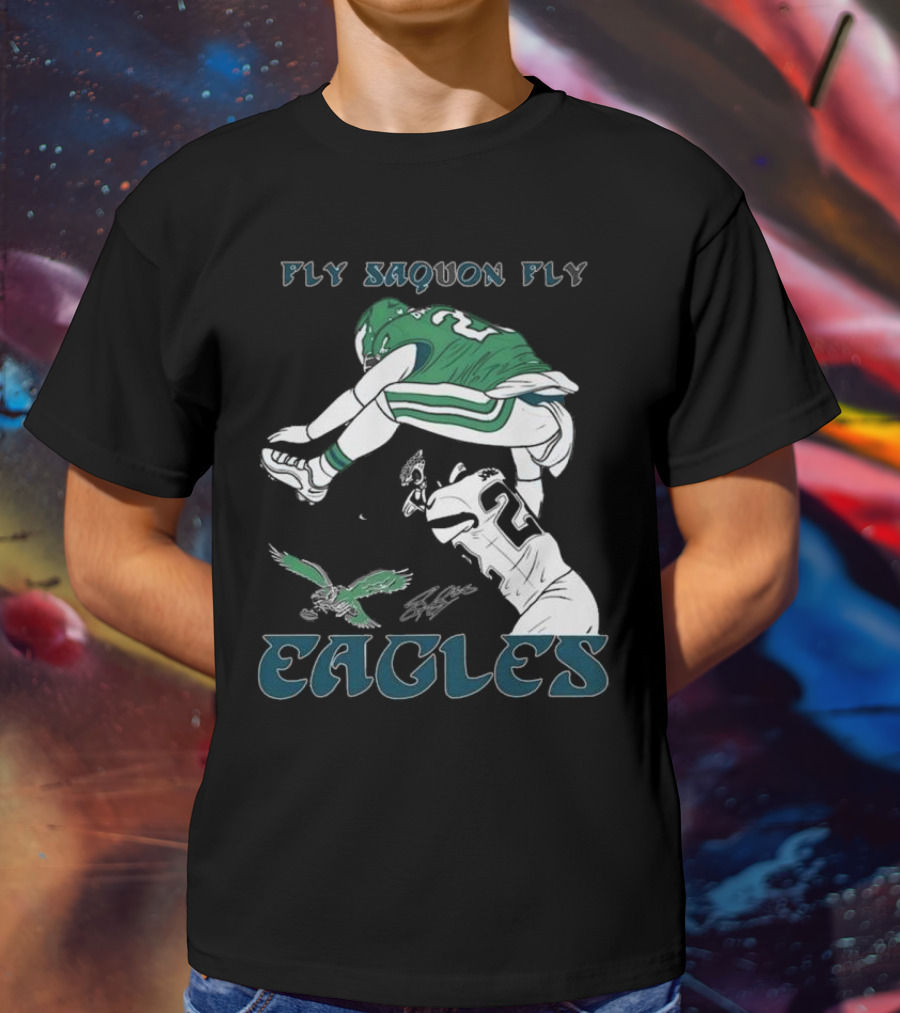 Fly Saquon Fly Eagles T-Shirt