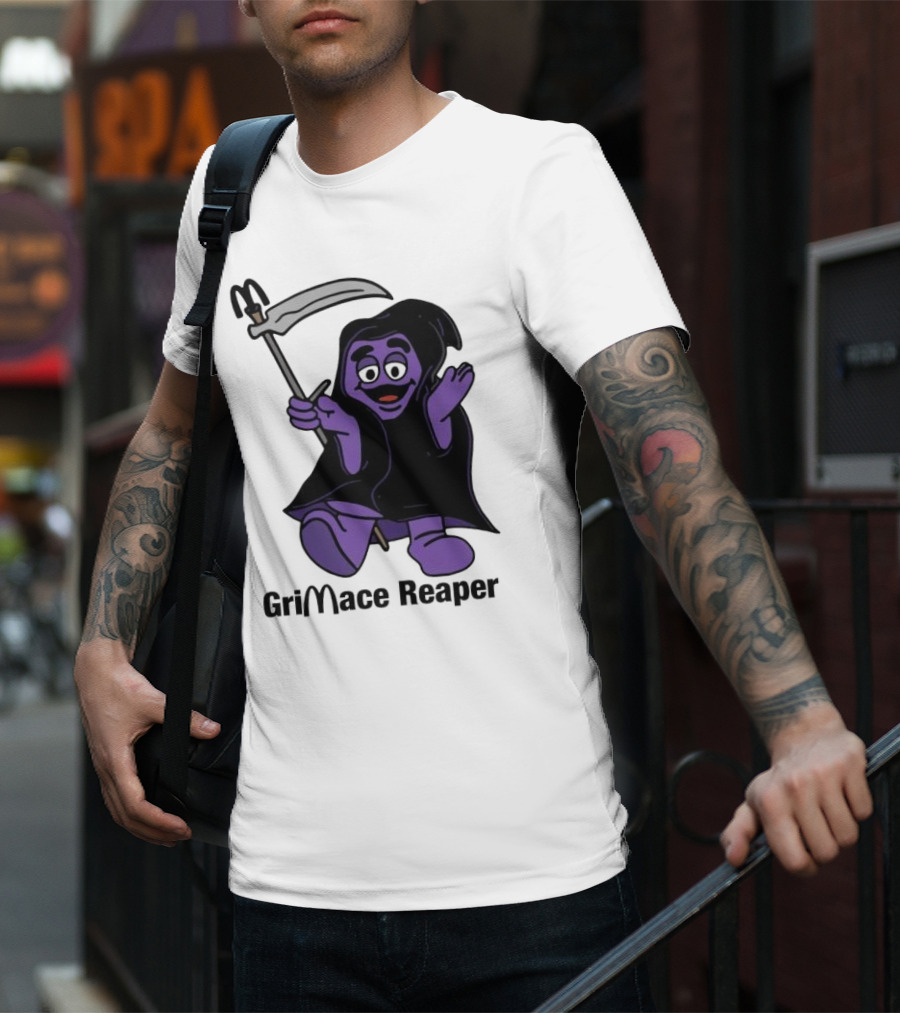 Grimace Reaper Grimace McDonald’s Crossover T-Shirt