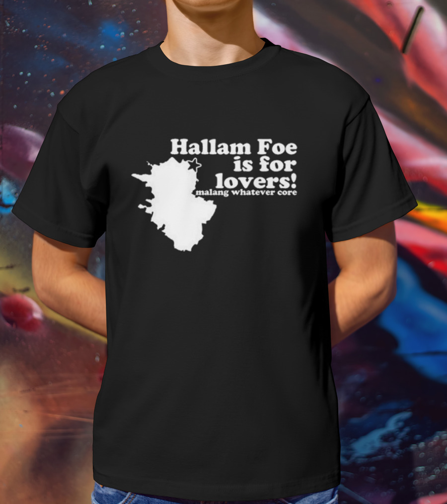 Hallam Foe Is For Lovers Malang Whatever Core Map Star T-Shirt