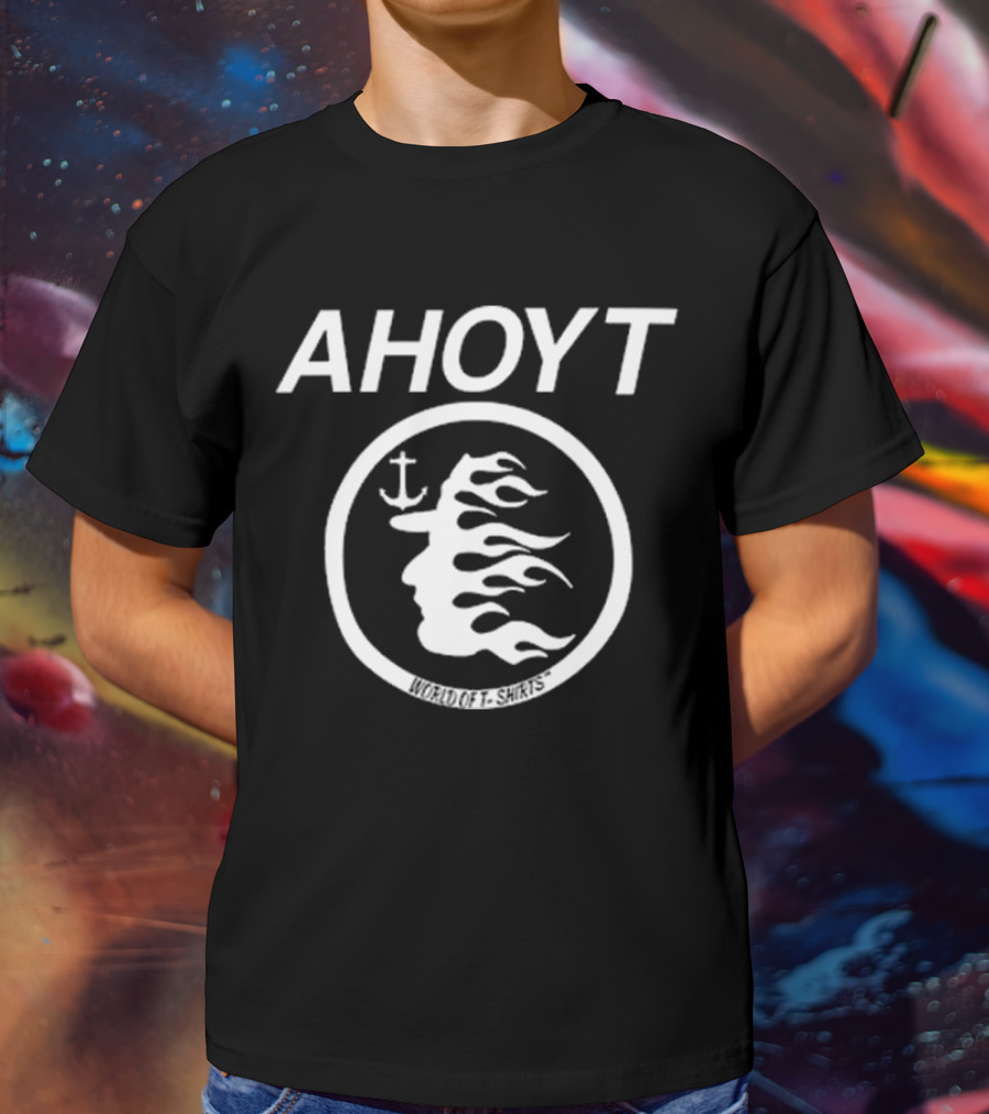 Ahoyt 2025 World Of T-Shirts Flame Anchor T-Shirt