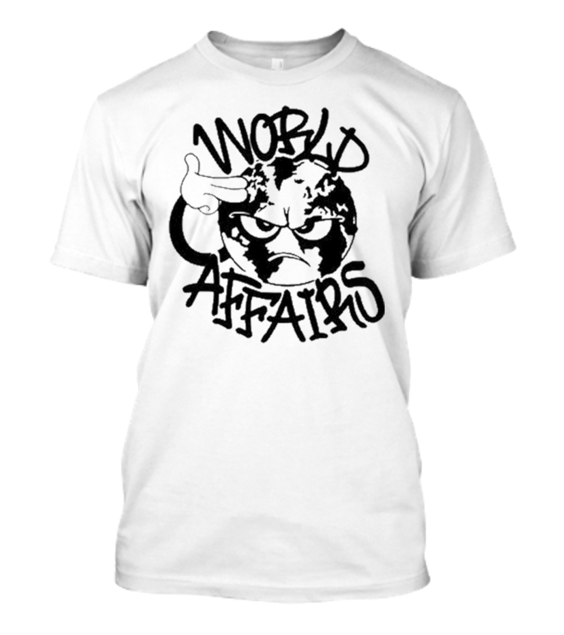 World Affairs Yung Lean Grumpy Earth Salute T-Shirt