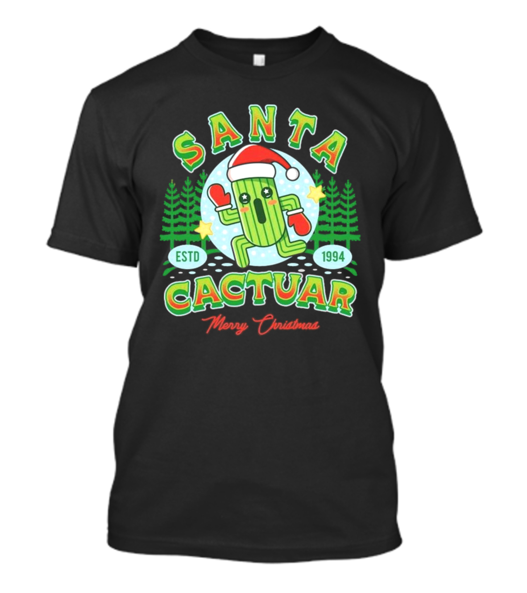 Santa Cactuar Merry Christmas ESTD 1994 T-Shirt