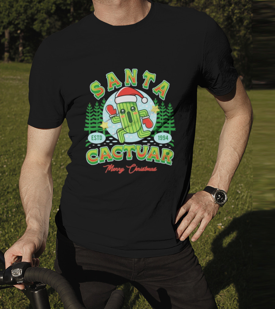 Santa Cactuar Merry Christmas ESTD 1994 T-Shirt