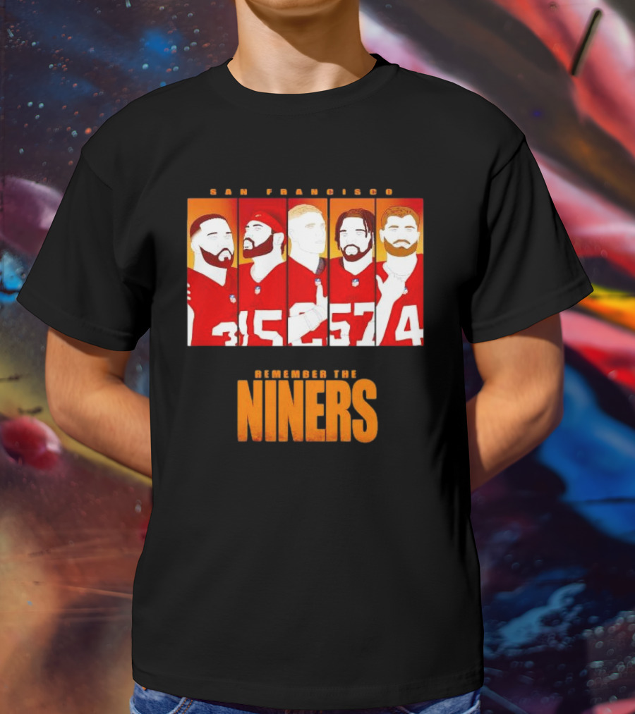 San Francisco 49ers Remember The Niners Players Red Jerseys T-Shirt
