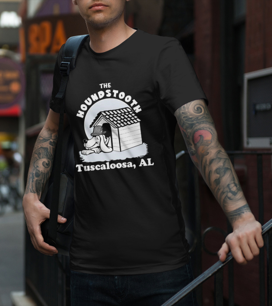 The Houndstooth Hound Doghouse Tuscaloosa AL T-Shirt