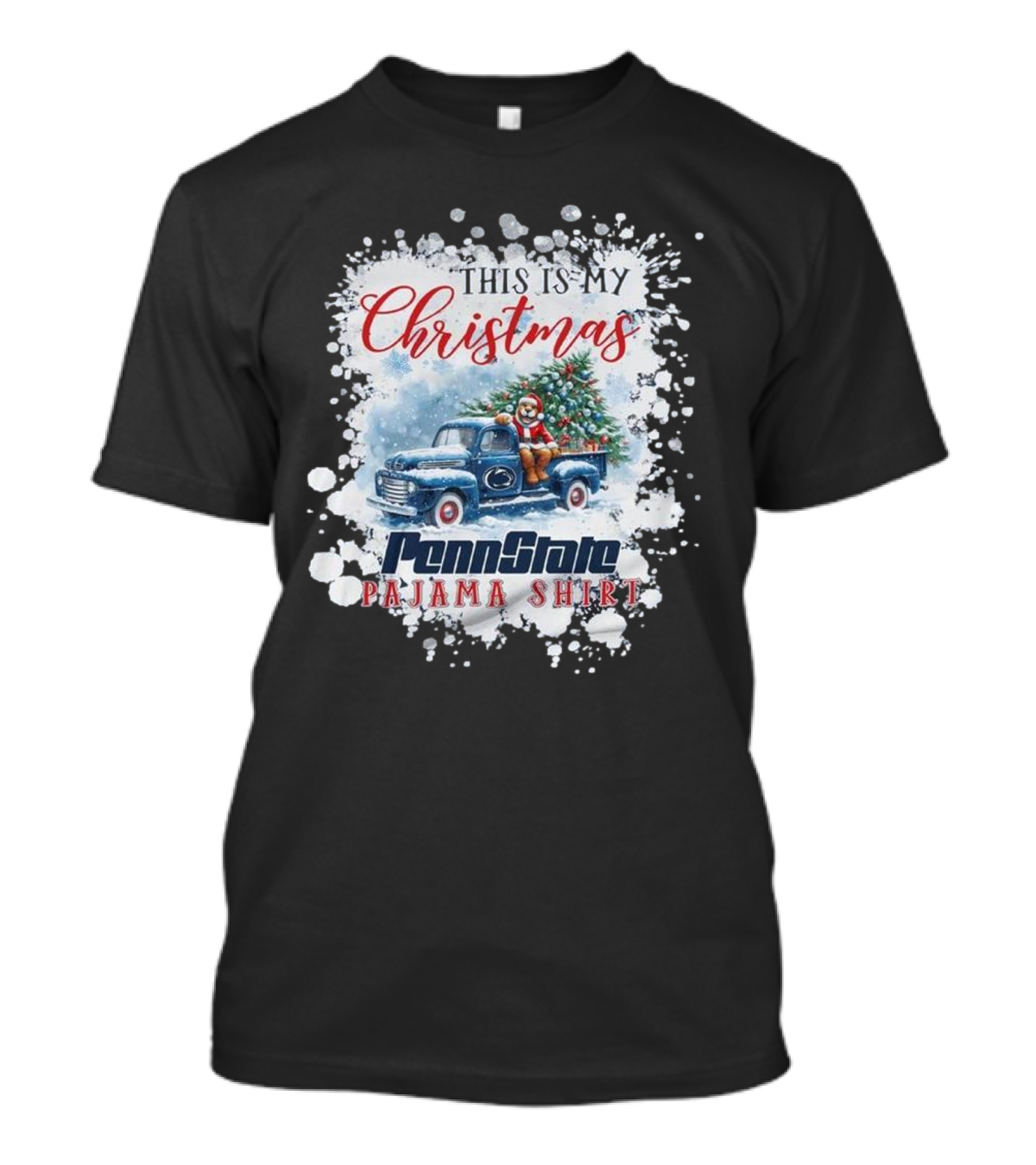This Is My Christmas Penn State Pajama Shirt T-Shirt