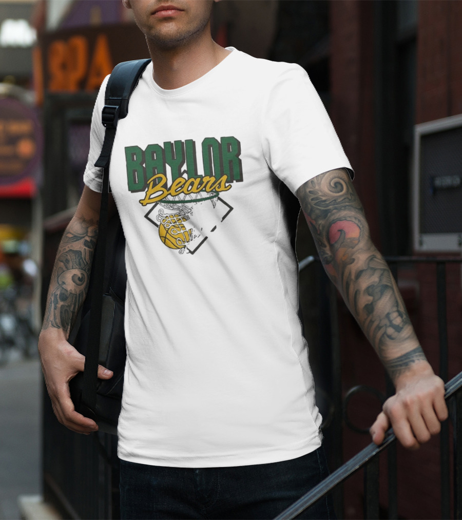 Baylor Bears Basketball Nothing But Net T-Shirt