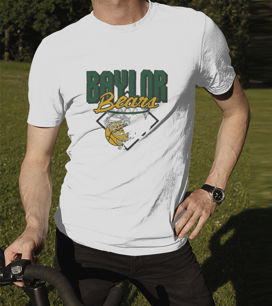Baylor Bears Basketball Nothing But Net T-Shirt