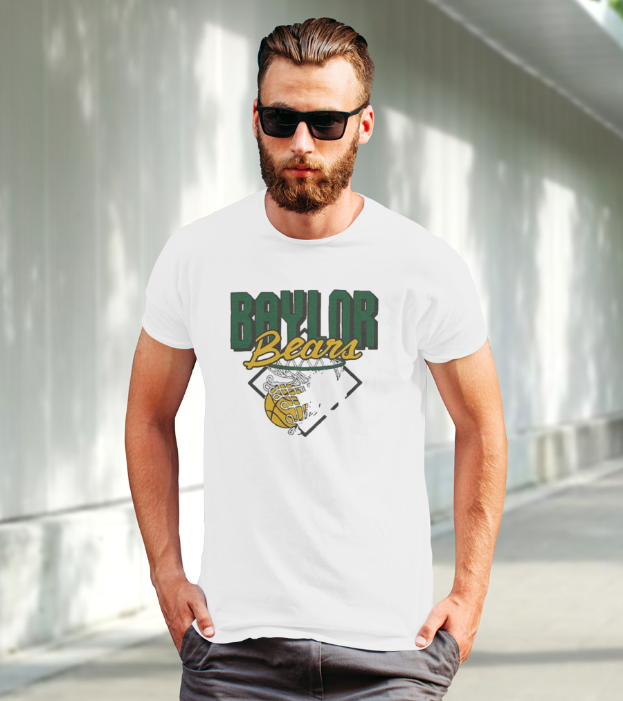 Baylor Bears Basketball Nothing But Net T-Shirt