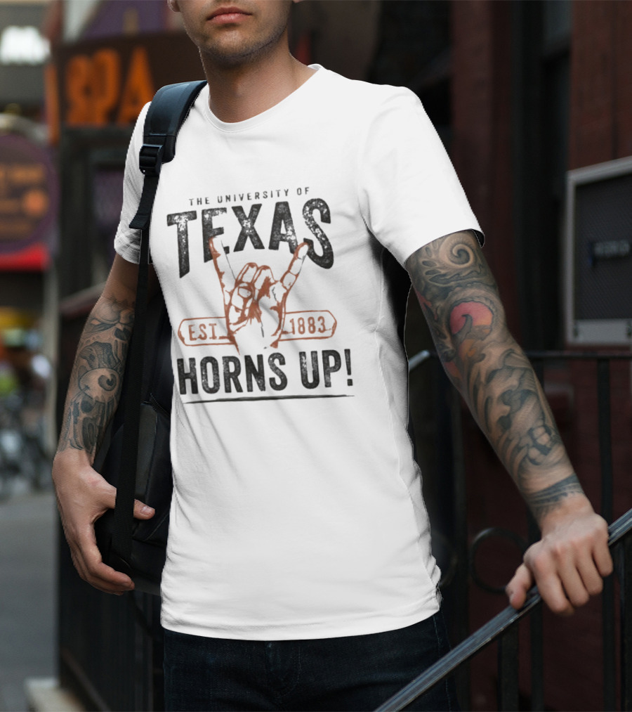 The University Of Texas Horns Up Est 1883 T-Shirt