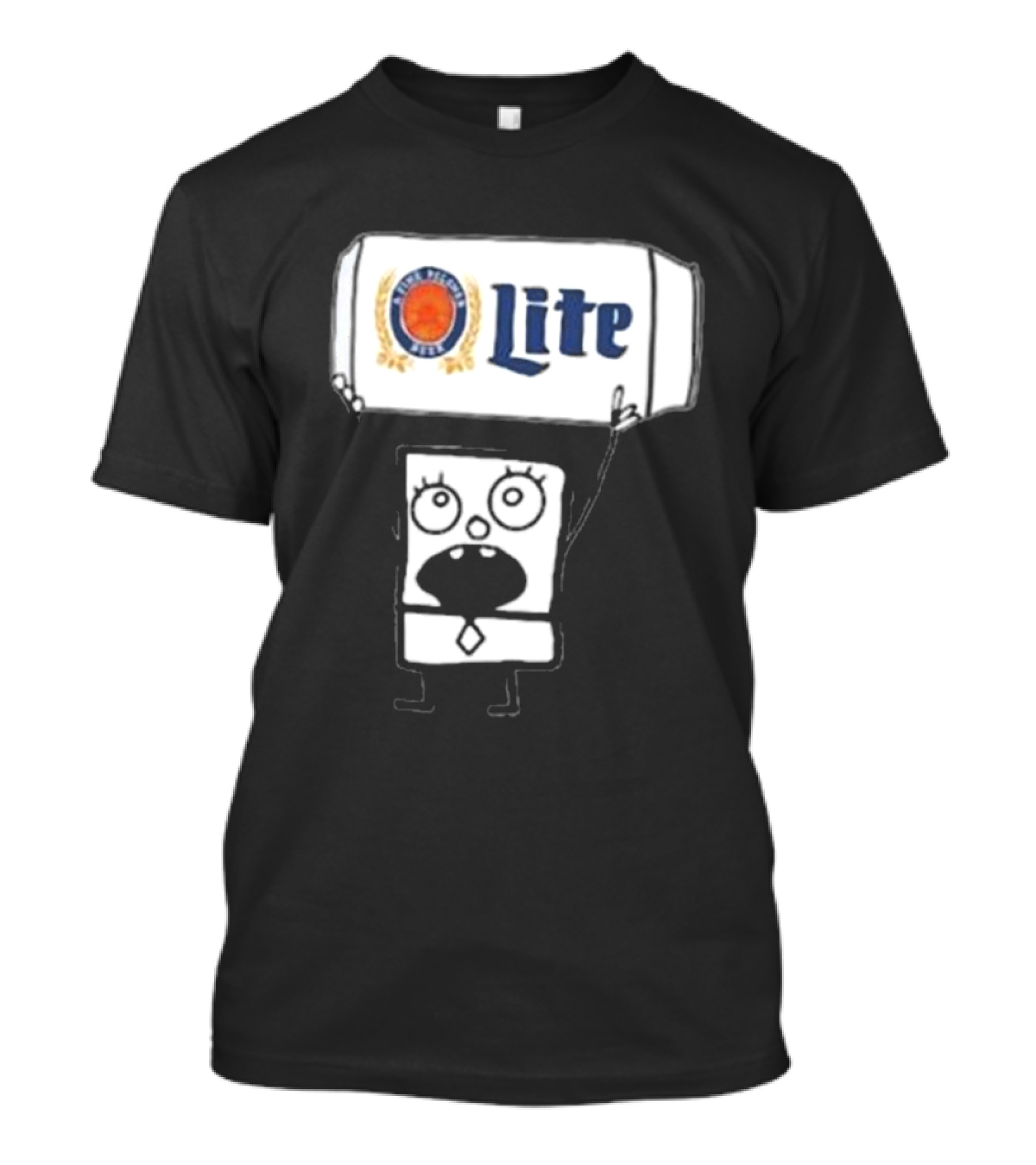 Doodlebob Miller Lite Beer T-Shirt