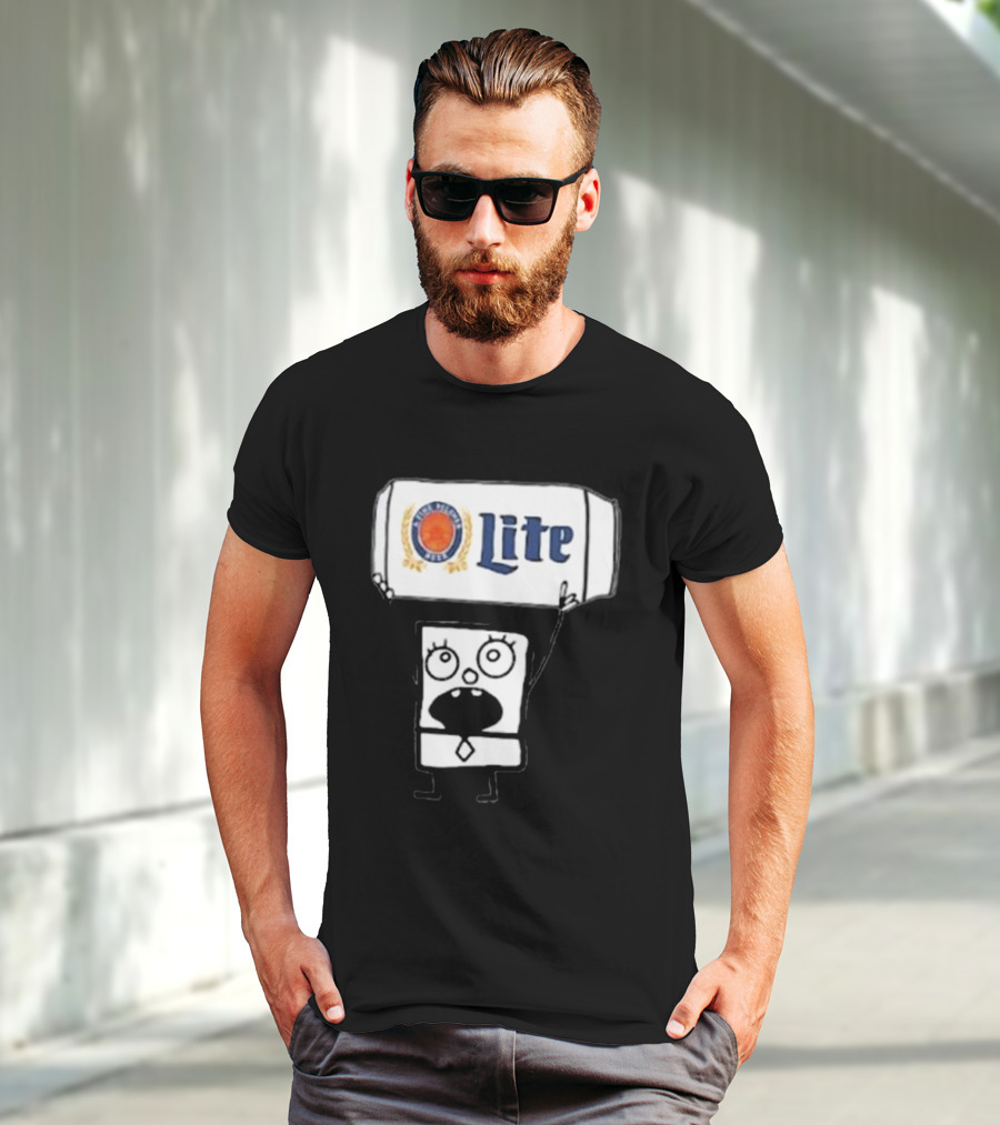 Doodlebob Miller Lite Beer T-Shirt