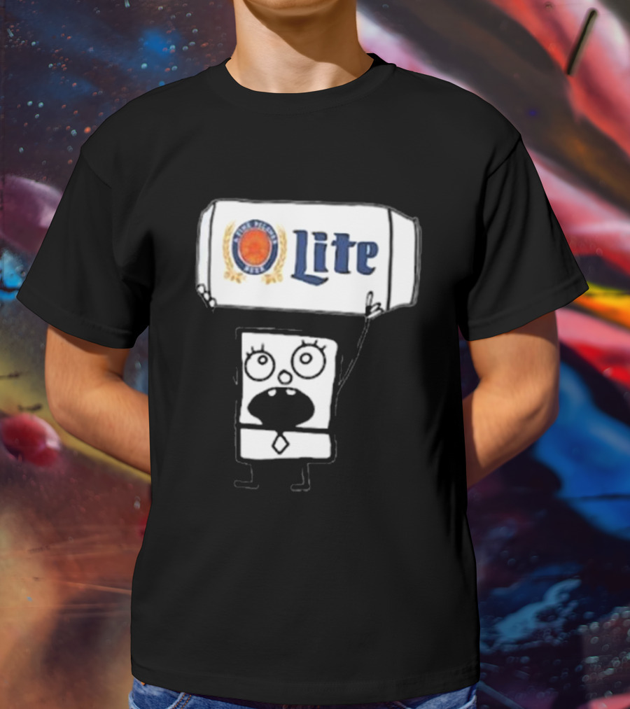Doodlebob Miller Lite Beer T-Shirt