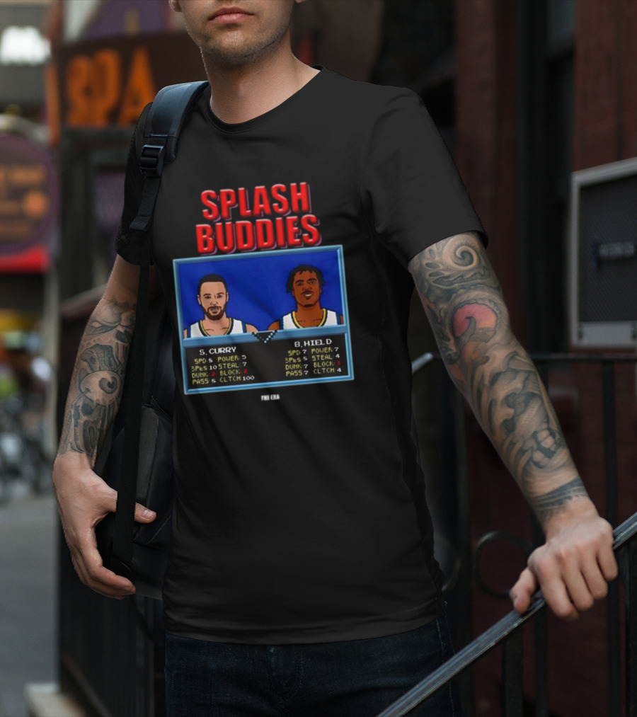 Dope Era Splash Buddies S. Curry B. Hield Retro Game T-Shirt