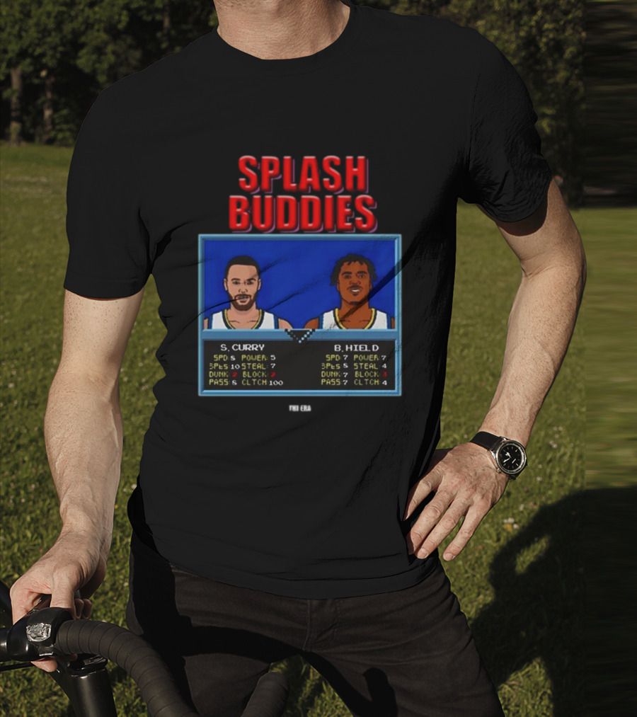 Dope Era Splash Buddies S. Curry B. Hield Retro Game T-Shirt