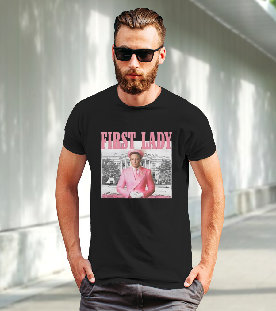 First Lady Elonia Musk Pink Suit White House T-Shirt