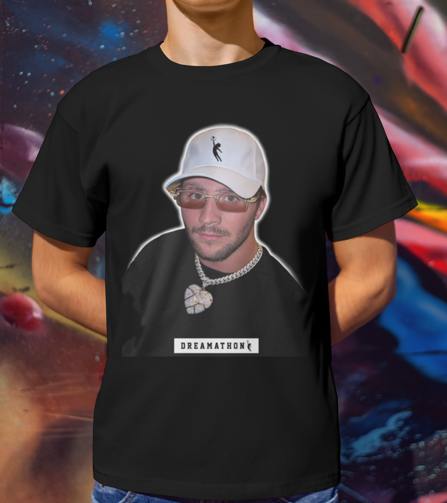 Josh Allen Dreamathon White Cap And Chain T-Shirt