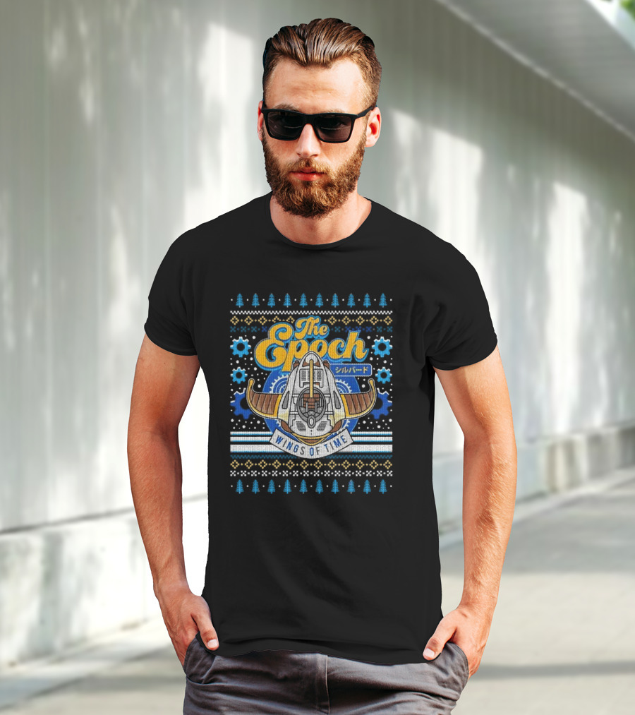 The Epoch Wings Of Time Retro Christmas T-Shirt