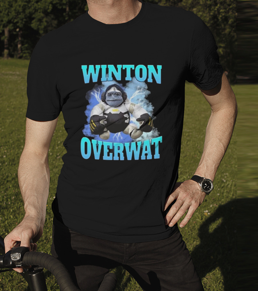 Winton Overwat Winston Overwatch Funny Meme T-Shirt
