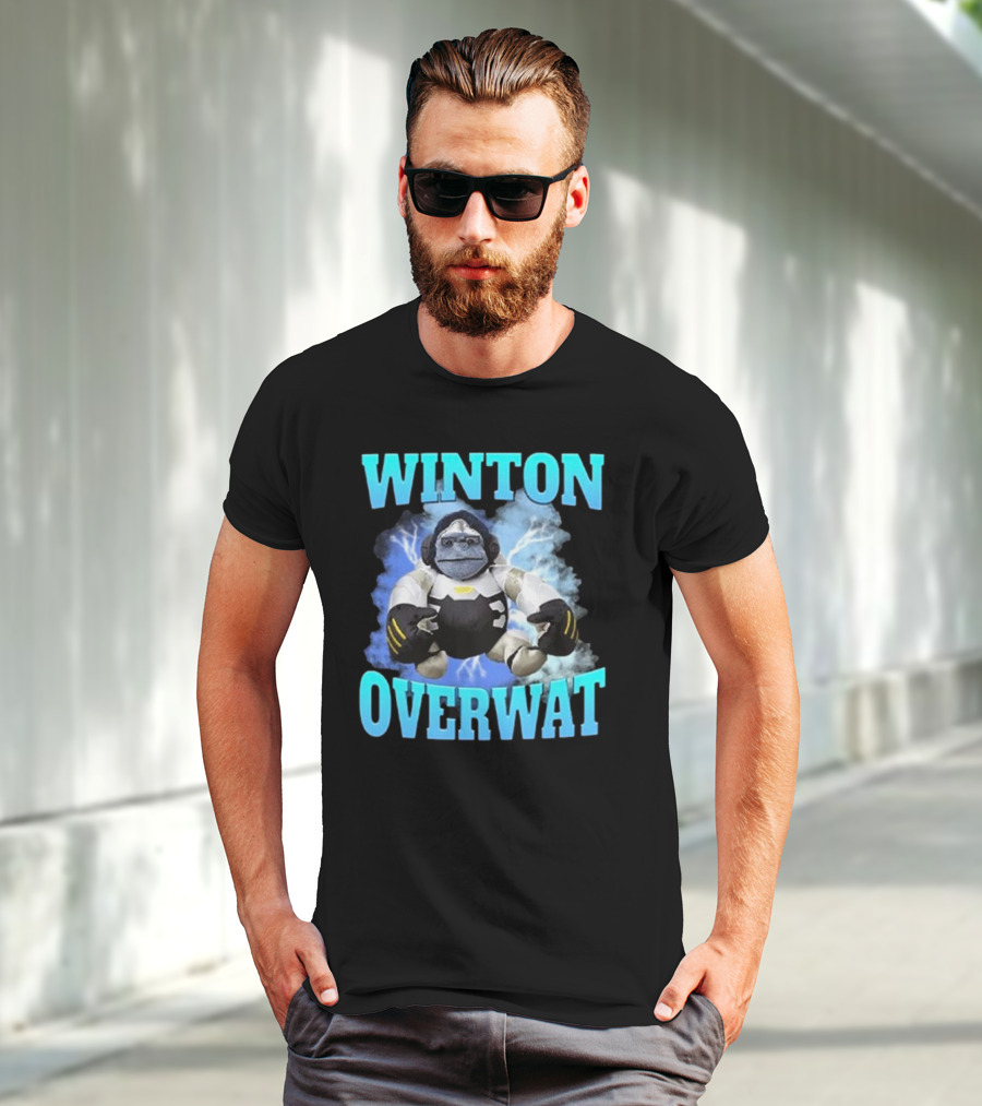 Winton Overwat Winston Overwatch Funny Meme T-Shirt