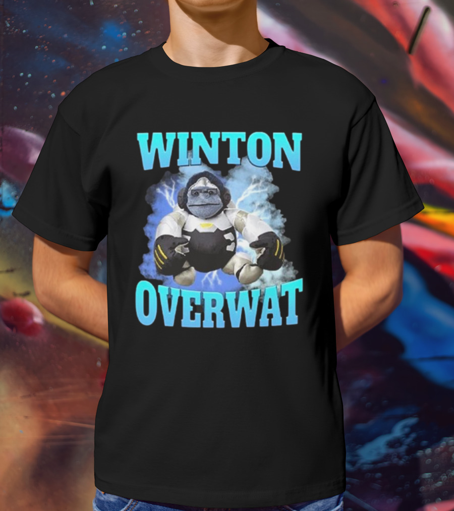 Winton Overwat Winston Overwatch Funny Meme T-Shirt