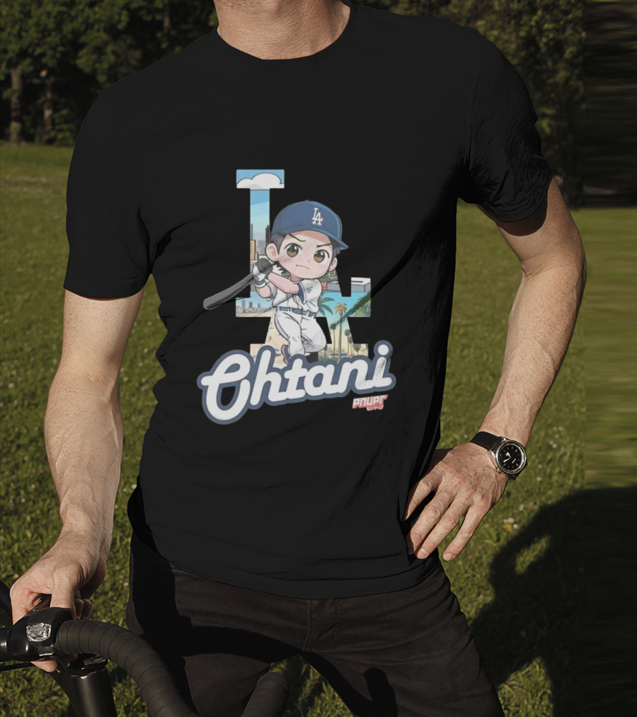 Chibi Shohei Ohtani LA Dodgers Ohtani Pnuppr T-Shirt