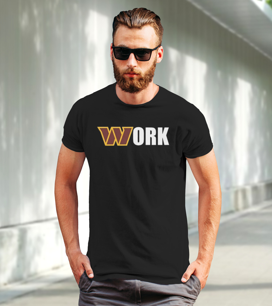 Washington Commanders W Work Dan Quinn T-Shirt