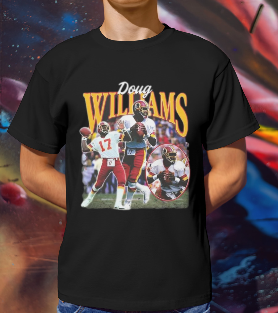 Doug Williams Football Legend NFL Quarterback Redskins T-Shirt