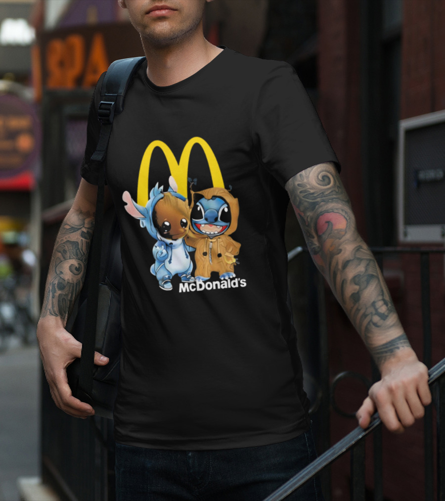 Groot Stitch McDonald’s Crossover T-Shirt