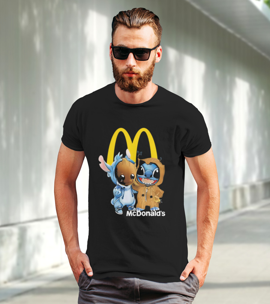 Groot Stitch McDonald’s Crossover T-Shirt