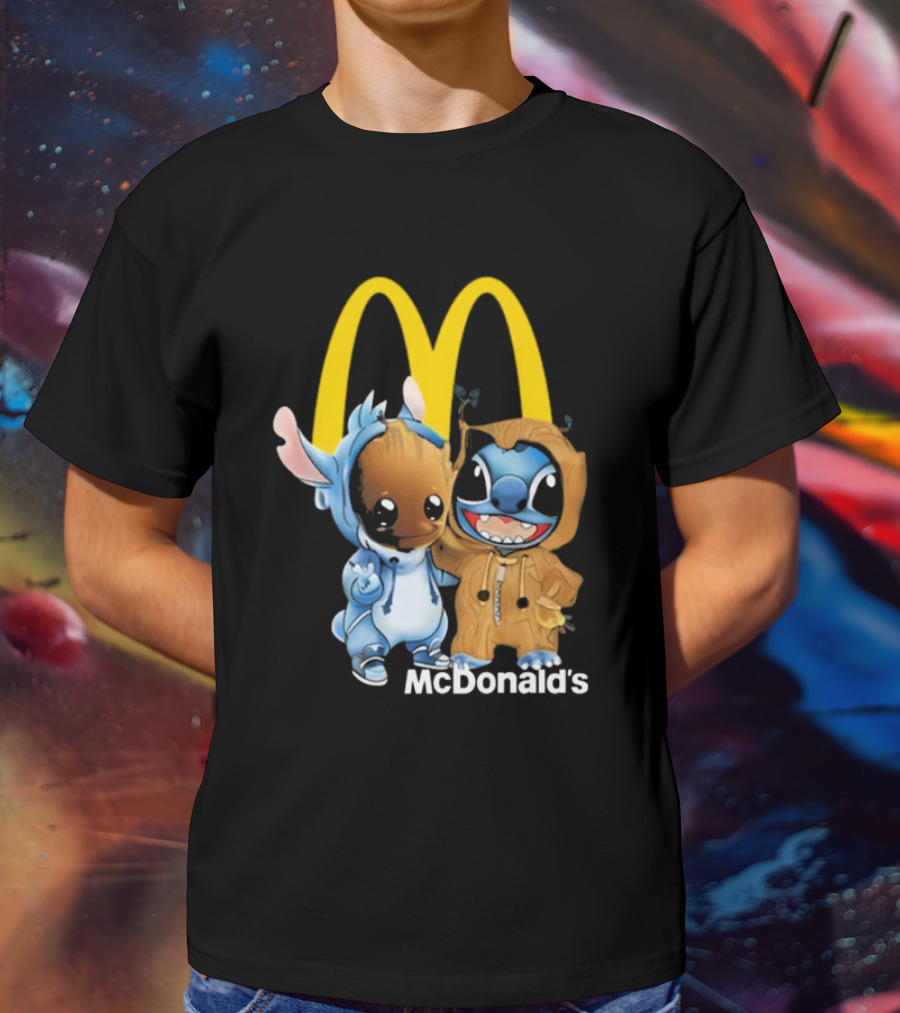 Groot Stitch McDonald’s Crossover T-Shirt